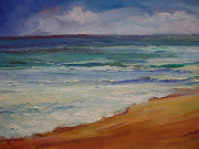 Care amiche sono al mare per rinfrescarmi e rilassarmi un pò. (quadro mare papã )